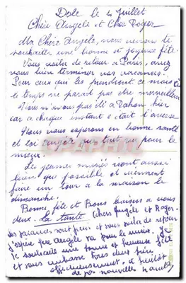 Bouquet de fleurs — Bonne Fête — wydawca nieznany, numer serii nie widoczny — Rewers