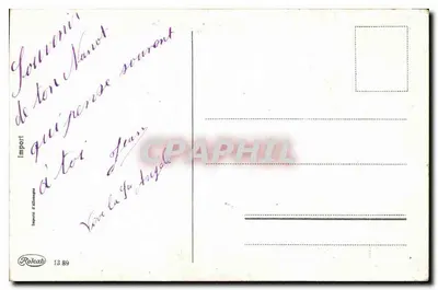 Bukiet róż i kwiatów — Szczere życzenia — Rokcat, n°1389 — Rewers