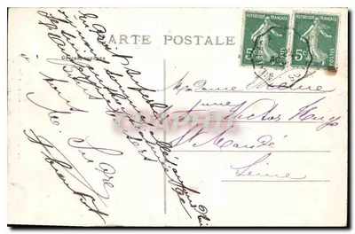 Cantal — 290 — Cachoeira da Roucôle — A Auvergne — Verso