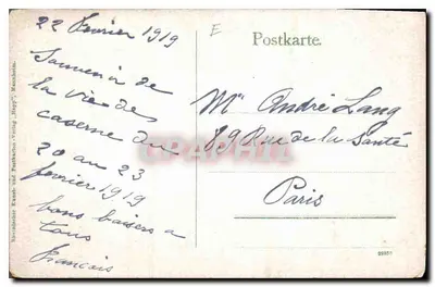 Germersheim a. Rh. — Kaserne Theobald — editor Heineken & Postkarten-Verlag, n° 2985 — Verso