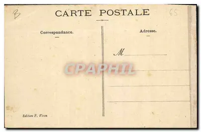 Lourdes — The Virgin, Esplanade and the Castle — Edition F. Viron, n° 314 — Back