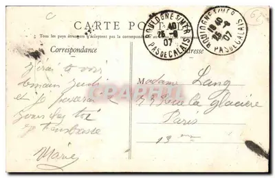 Boulogne-sur-Mer — Pamiątka Francuska — Wydawca Stévenard, nr 6 — Rewers