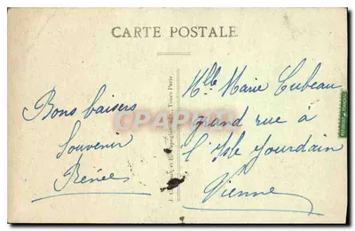 Paryż — Façada Katedry Notre-Dame — A.P. — n°294 — Rewers