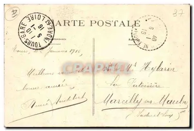 Schloss Vaujours — Ruinen des Schlosses Vaujours — Verlag Vassilier, Nr. 24 — Rückseite