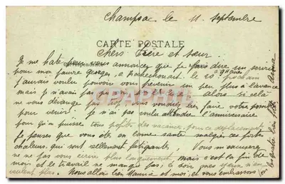 Tour du Fort d'où fut tirée la flèche qui blessa mortellement Richard Cœur de Lion — Chalus — Haute-Vienne — 163. Ed. Deloménie — Rewers