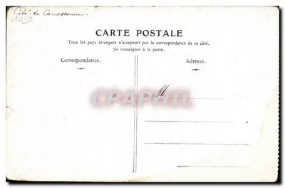 Cité de Carcassonne — widok mostu i murów obronnych — J. Hargo w Alès — Rewers