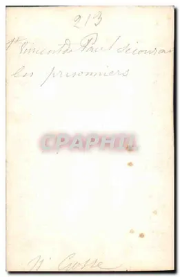Święty Wincenty z Paula pomagający więźniom — wydawca nieznany, nr serii 213 — Rewers