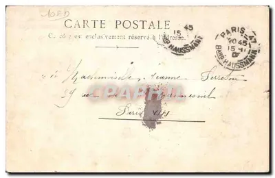 Jovem mulher — retrato — editor Bard Haussmann, número de série não visível — Verso