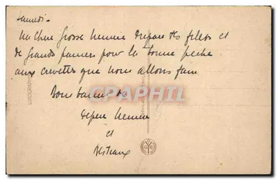 Paisagem lacustre com árvore — LUXOGRAPHIE — n° 7 — Verso