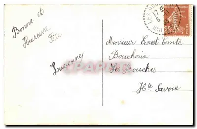 Buquê de flores — editor EK° 1503 — Verso