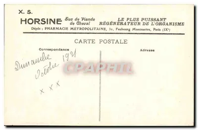 Nattier — Pani Henriette — Muzeum w Paryżu — Rewers