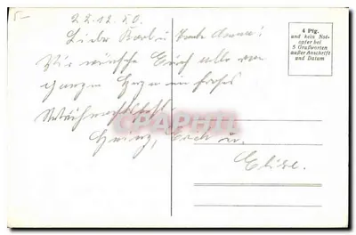 Féries de Natal — Carta de Natal — editor não visível — Verso