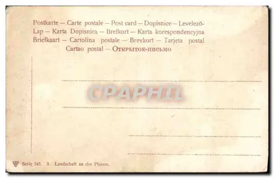 Paisagem na Pleisse — Série 345 — Verso