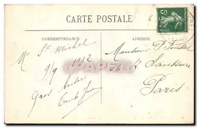Le Mont Saint-Michel — Les Prés-Salés des Grèves — LL. n°25 — Verso