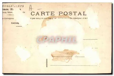 Quarto de dormir da Renascença — Ameublement de Style — Perol Frères, 4 F, Saint-Antoine — Verso