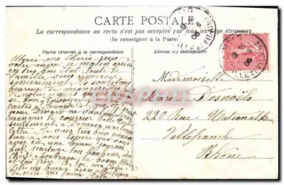 Saint-Malo - O Môle em um dia de tempestade — Côte d'Émeraude, série 55, editor ILM — Verso