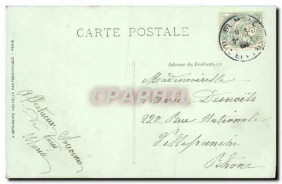 Saint-Malo — Contraluz em direção ao Grand Bey — LL. — N° 141 — Verso