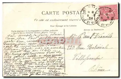 Grobowiec Obcego — Saint-Malo — Wydawca O.T. (Kolekcja prywatna) — Rewers