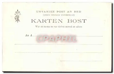 Capela N.-D. d'Espérance em St-Brieuc — Bretânia (Coleção E. H.) — Verso