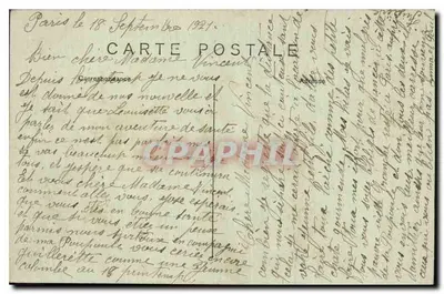 A Lavadeira — Parque Montsouris — por P. Chopin, n° 531 — Verso