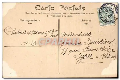 Chalons-sur-Marne. — O Jardim do Jard e a Caixa de Economia — Verso