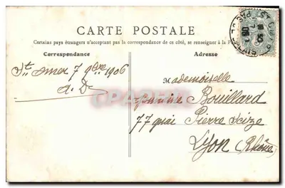 Saint-Omer (P.-de-C.) — Abside van Notre-Dame — B.F., Parijs, nr. 13 — Achterkant