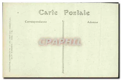 Le Mans — Velha Casa, Praça de Hallai — R. Barbier, editor Le Mans — Verso