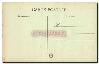 Le Mans — Część starych murów, ulica Fossés Saint-Pierre — Cliché H. Amiet, n°47 — Rewers