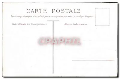 Biarritz — Rocher de la Vierge — editore N°3 — Verso