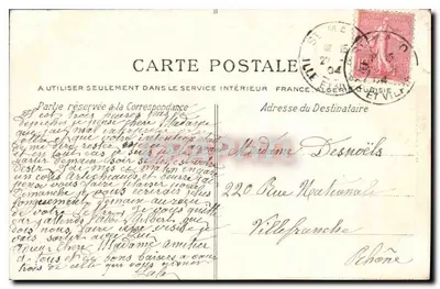Monte Santo-Mihiel — À maré baixa — G.F. Côte d'Emeraude — Verso