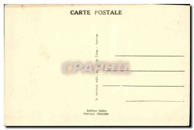 Passaggio del Gois (Vendée) — Il Passaggio del Gois al tramonto — G. Artaud, editore de la Close - Nantes — Verso