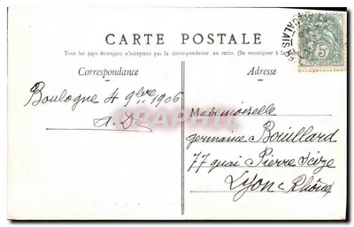 Boulogne-sur-Mer — Porte Gayole — Edição Galeries des Deux-Ponts 17 — Verso