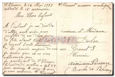 Rochetaillée - Barragem do Gouffre d'Enfer — Editor Nouvelles Galeries, Série 37 — Verso