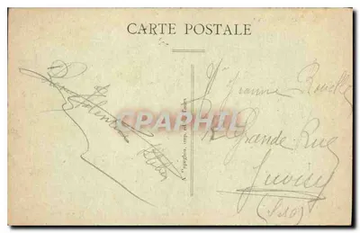 Tours (Loire-et-Loire) — O Novo Palácio de Ville — editor A. Papaglin, n°58 — Verso