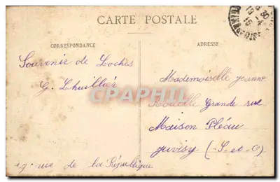 Loches - O Castelo Real — Indre-et-Loire - 412 — editor desconhecido — Verso