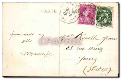 Éguzon (Indre) — Ogólny widok zapory w kierunku mostu Piles — Michely, M 665 — Rewers