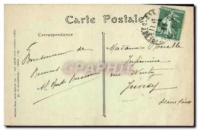 Rennes — Plac Misji — ND (nieznany wydawca, n° 63) — Rewers