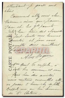 Falaise - Zamek — wydawca: Karta pocztowa, Drukarnia Edil. Notaris, Nantes — nr 17 — Rewers