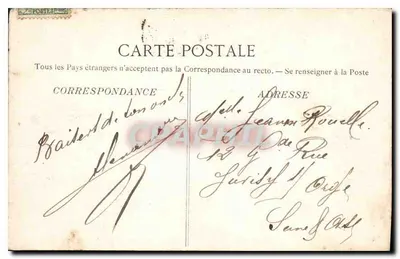 LANGEAIS — Panoramische uitzicht op het kasteel — C. L. C. — Achterkant