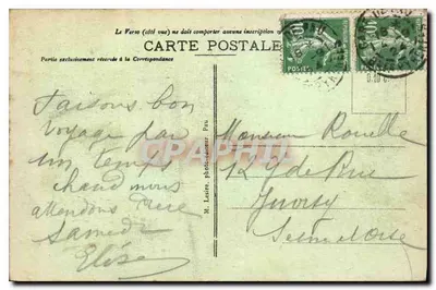 Pau - Vista sul Gave - L. V. — Verso