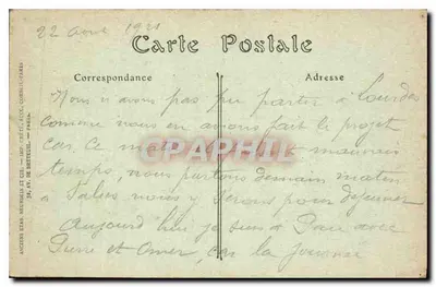 PAU — Gara i Funicular — Jhot, nr 227 — Rewers