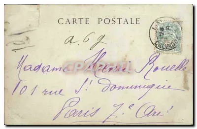 LISIEUX — Kasárna Delaunay — Wydawnictwo Albert GRENTE, 10, Rue Fond Mortain, Lisieux — Rewers