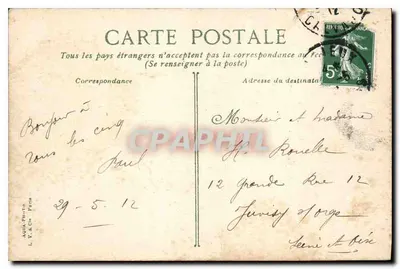 Lisieux. La Touves au Comprancé — Wydawca Lisieux, n°10 — Rewers