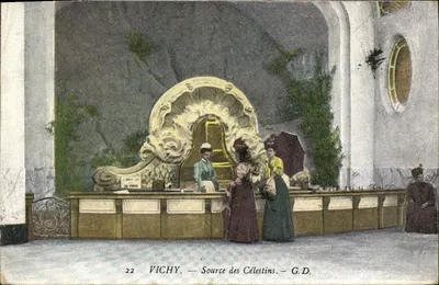Vichy — Fonte dos Célestins — G.D.
