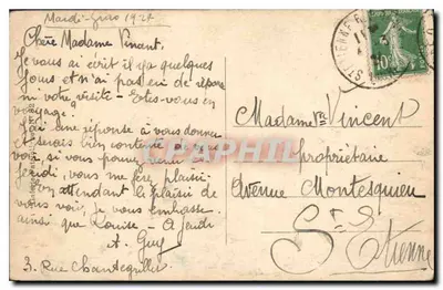Katedra w Reims — Ruiny po wojnie — A.N. PARIS, n°82 — Rewers