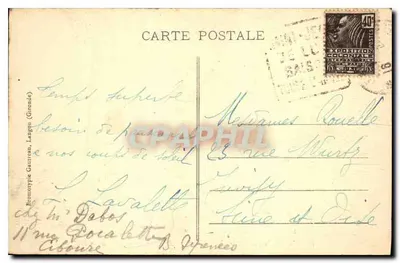Saint-Jean-de-Luz — Ciboure i wejście do portu — Wydawca: Bromatype Gaumont, Laugon (Gironde) — N° 82 — Rewers
