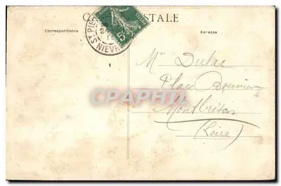 St PIERRE-le-MOUTIER (Nièvre) — Castelo de Beaumont — editor desconhecido, n°2 — Verso