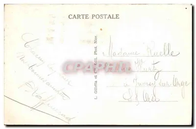 Nicea - Jaskinia - Ogrody Albert I — L. Gilletta et Cie, wydawca — Rewers