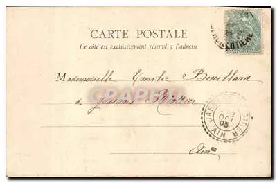 Lyon — Avenue du Parc i Coteau Saint-Clair — B. F., Paris, n°9 — Rewers