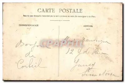 Corbeil — Klasztor Świętego Spirydu — H. S. — Rewers